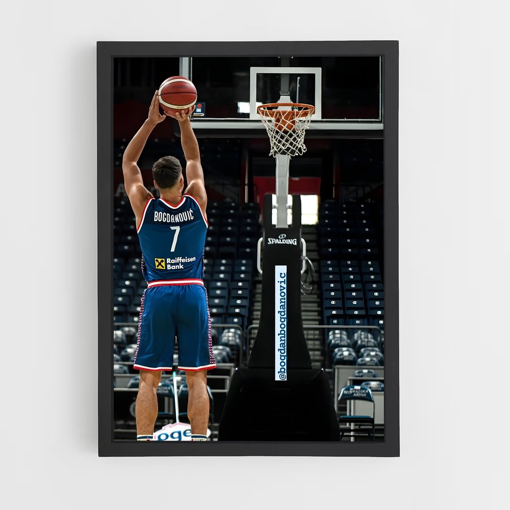 Poster Tir Parfait – affiche Basketball (vue 2)